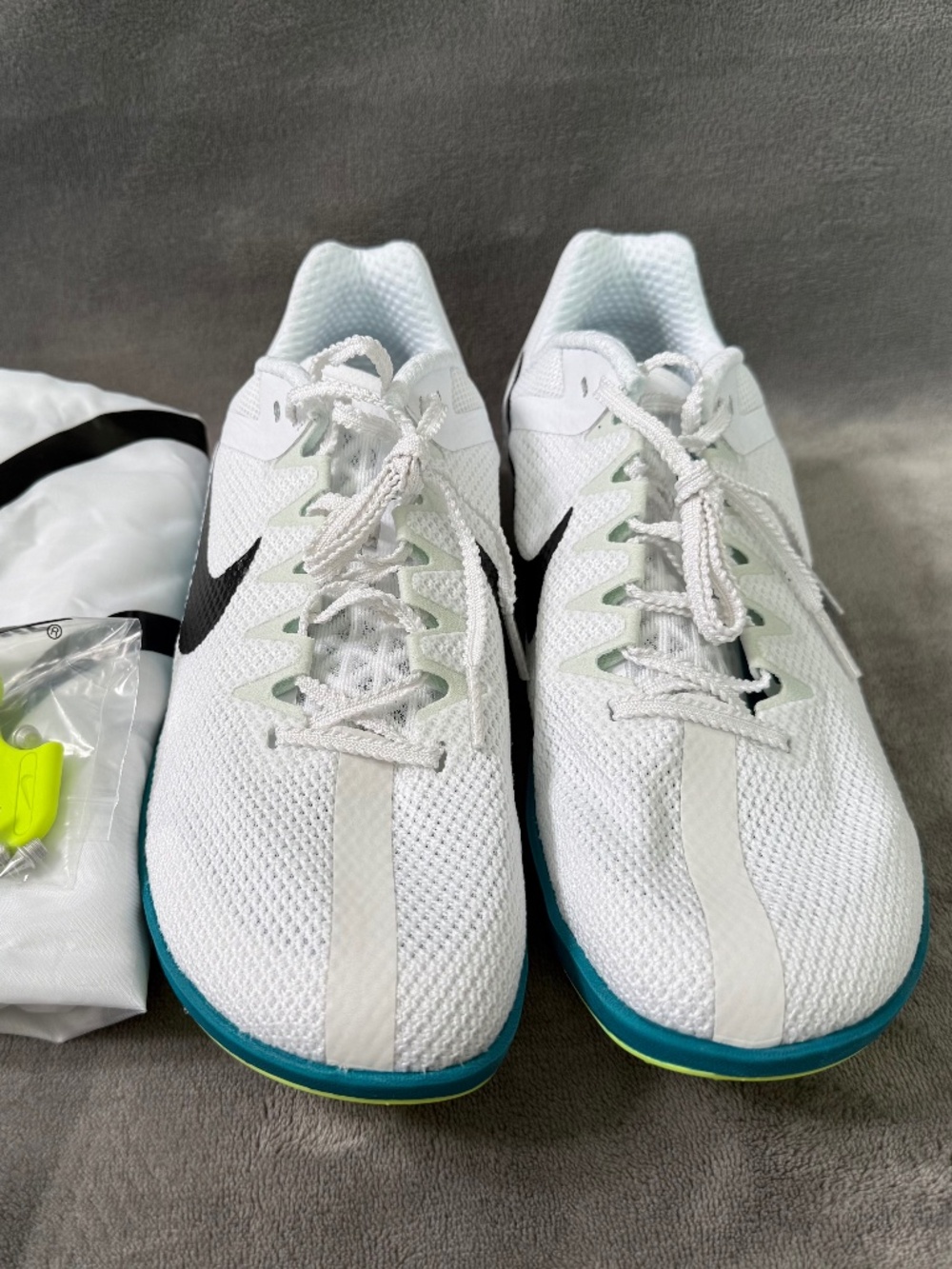 Nike Zoom Rival Distance Men's Track Spikes White